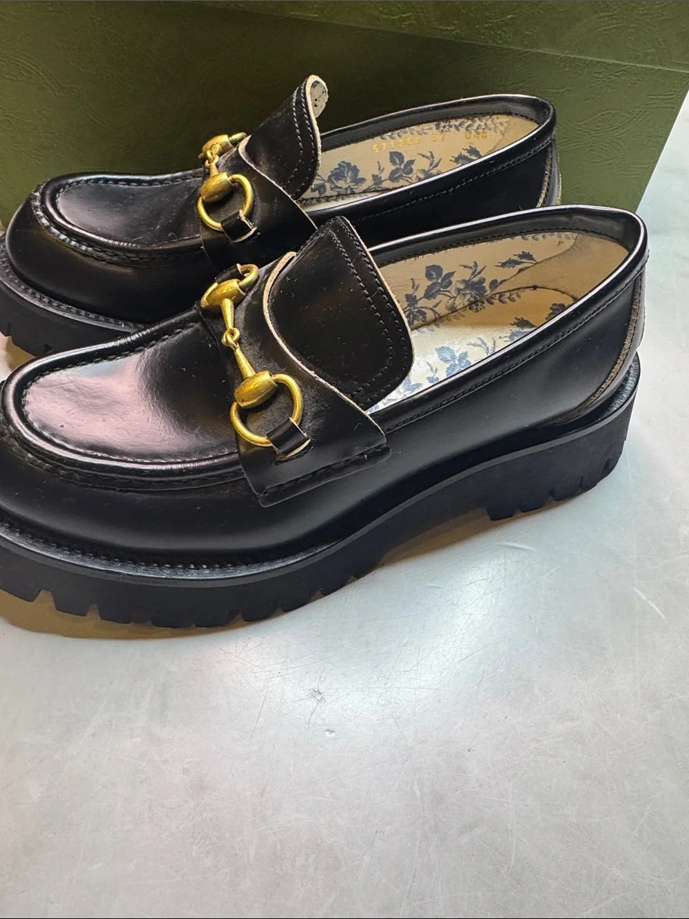 Gucci Harald Horsebit Platform Loafer